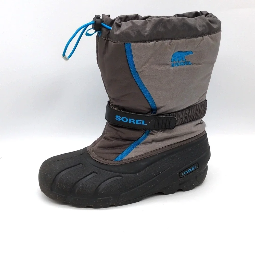 Sorel Boots Womens Gray 6 Insulated Snow Winter Shoe Mid Calf Warm NY1885-078‎